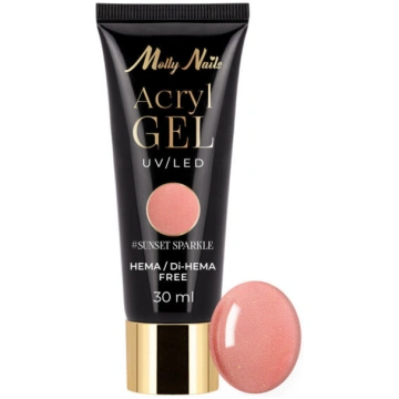 Poligēls Molly Nails Sunset Sparkle, 30 ml