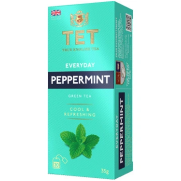 Zaļā tēja True English Tea Everyday Peppermint, 20