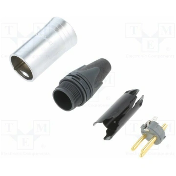 Connector: XLR; plug; male; XX-HE; 16A; PIN: 3; st