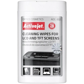Activejet AOC-302 LCD matrix wipes 100 pcs