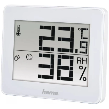 Digitālais termometrs-higrometrs Hama TH-130 White