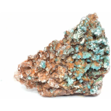 Dolomite with devillin, malachite and chalk Minera