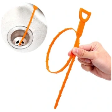 Cauruļu un noteku tīrīšanas rīks 51cm oranžs - dra