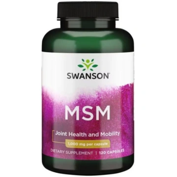 Swanson SWANSON MSM 1000 mg – 120 kapsulas