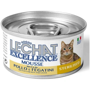 Mitrā kaķu barība Lechat Excellence Mousse Rich In