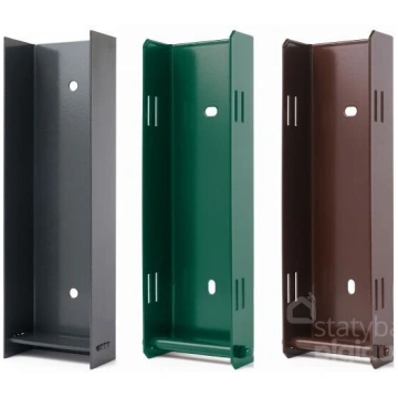 Pasētas turētājs metāla 250x50mm ZN+RAL