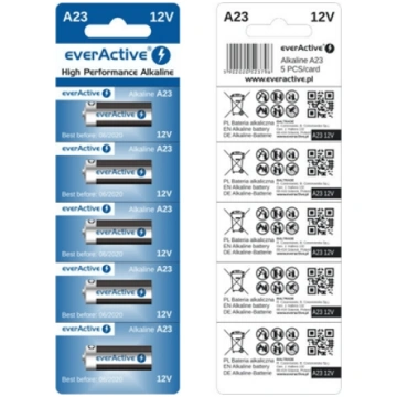 23A baterijas 12V everActive Alkaline MN21/LR23A i