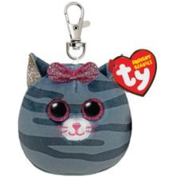 TY Squishy Beanies võtmehoidja kass Kiki 9 cm 2210