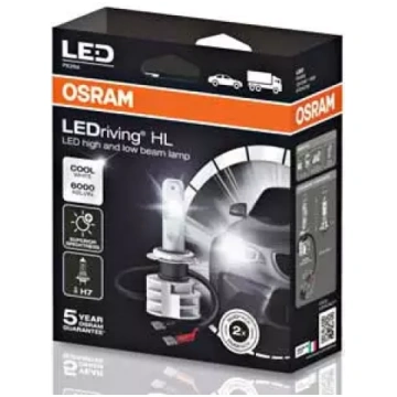 LED spuldžu pāris H7 12/24V Osram LEDriving GEN2
