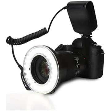 Dioche Ring Flash, pārnēsājama LED ring zibspuldze