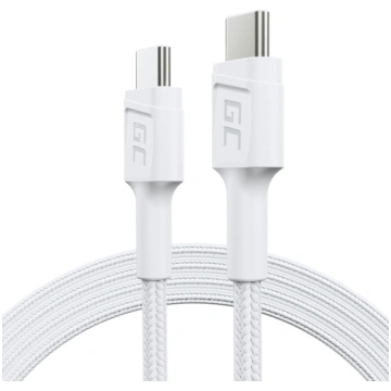 GREEN CELL Cable White USB-C Type C 1,2m PowerStre