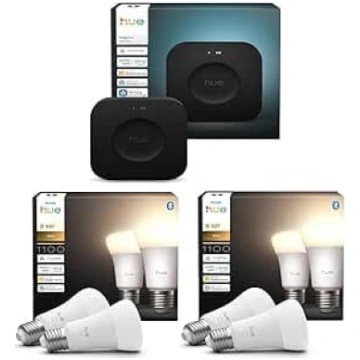 Philips Hue - BUNDLE - 2 x Twin Packs White 1100 A