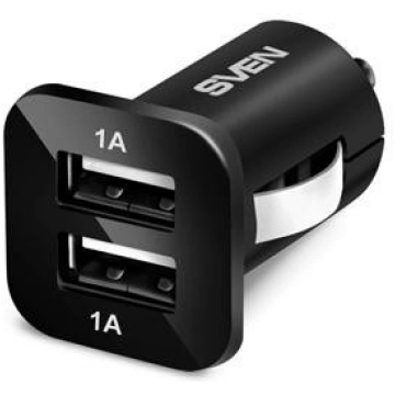 Auto ladētājs USB C-103 melns SVEN SVEN01235