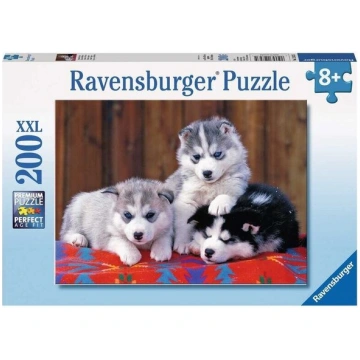 Ravensburger Puzzle 200 Husky Puppies XXL