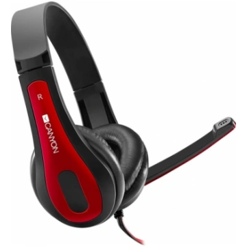 CANYON HSC-1 basic PC headset ar mikrofonu, combin