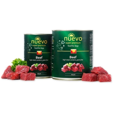 Nuevo Dog Beef - Konservēta Barība Suņiem (Lielops