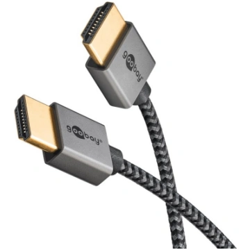 Goobay Slim High Speed HDMI 2.0 Cable with Etherne