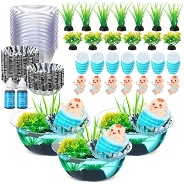 WinnerWhy 24 komplekts Pesah Crafts Baby Moses Bīb