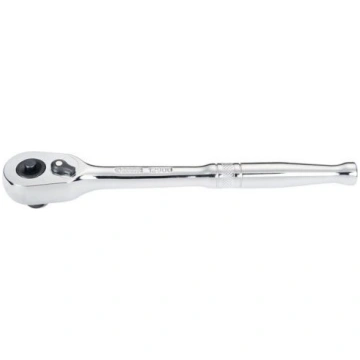 1/2" Dr. Quick-release ratchet with metal handle, 