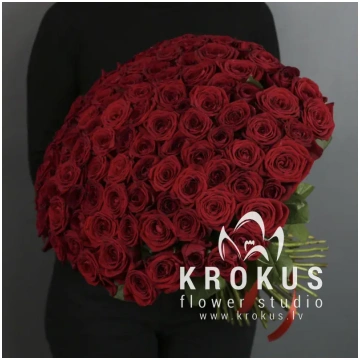 101 Sarkanā roze 40cm SUPERCENA ❤️ Sarkanas rozes