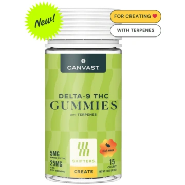 Create Nano THC Gummies Sour Mango Canvast Supply 