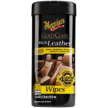 Meguiar’s G10900 – Gold Class Rich Leather Wipes –