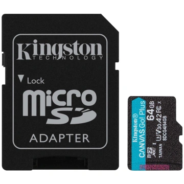 Karte Kingston Canvas Go! Plus (gen4) Microsdxc 64