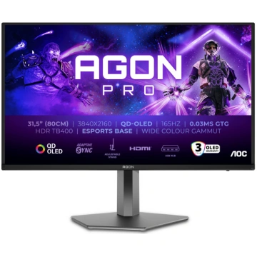AOC AGON PRO AG326UD monitori 80 cm (31.5") 3840 x