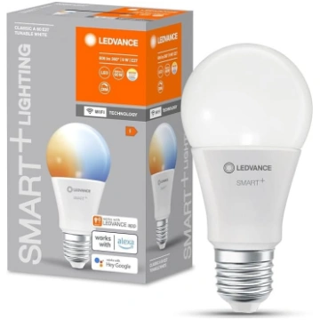 LEDVANCE viedā LED lampa ar WiFi tehnoloģiju, E27