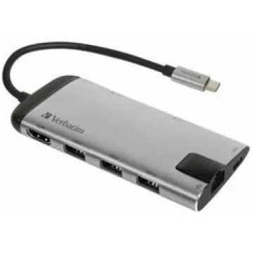 Verbatim USB-C Multiport hub HDMI LAN USB SD Micro