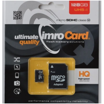 Imro Memory Card microSDHC / 128GB / cl. 10 UHS-I 
