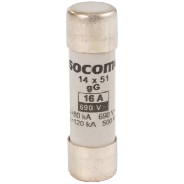 40A gG DISTRIBUTION FUSE 14x51 SOCOMEC