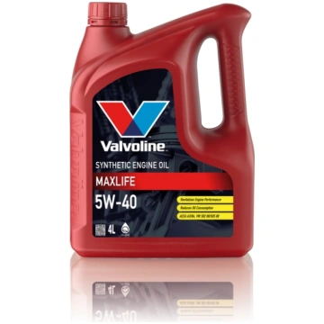Motoreļļa VALVOLINE MAXLIFE 5W-40 4L