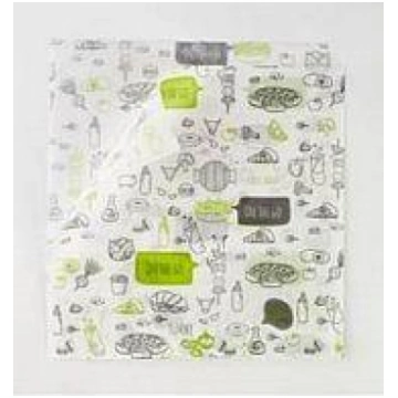 Papīra maisiņi kebabiem, 170x170mm, 0.55kg, 250gab