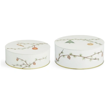 Kahler - Hammershoi Christmas Storage Box - Set of