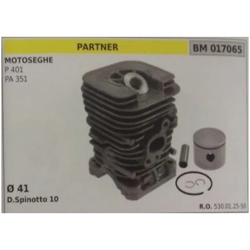 530012550 CILINDRO E PISTONE COMPLETO MOTOSEGA PAR