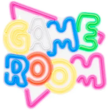 LED Neona gaismas izkārtne GAME ROOM, USB 5V, 35x3