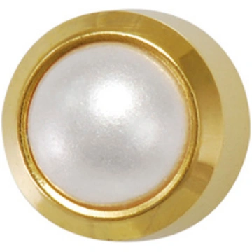 Medium Pearl Gold Plated - R2157