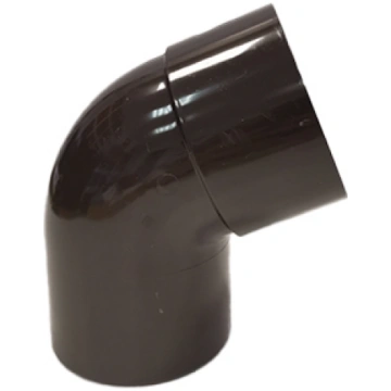 Notekcaurules līkums Scala Ø 80mm 45° brūns
