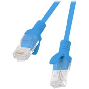 Lanberg patch cable - 50 cm - blue, RAL 5012 PCU6-