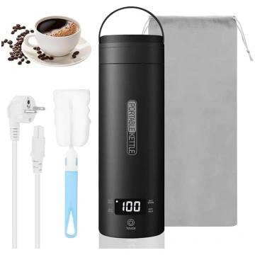 Elektriskā ceļojumu tējkanna maza 500 ml, mini tēj