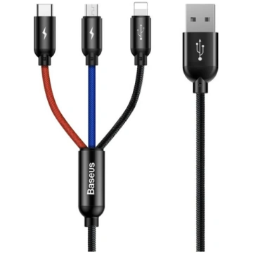 Adapteris Baseus CAMLT-BSY01, USB Type C/Micro USB