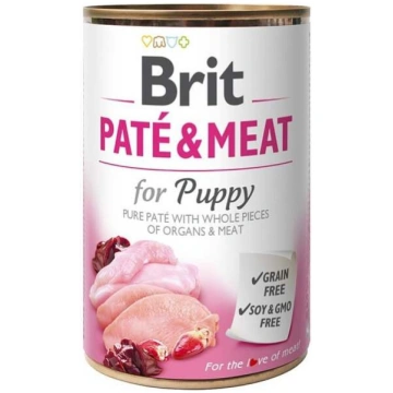 Mitrā barība (konservi) suņiem Brit Paté & Meat 85
