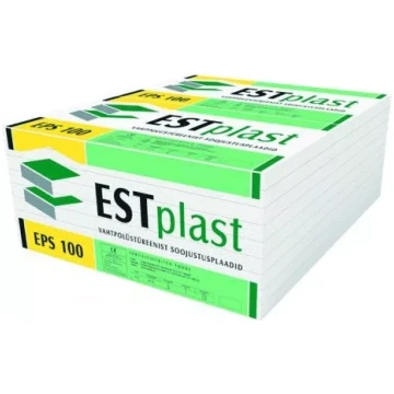 Fasādes polistirols EPS100 50x600x1000 24loksnes/1