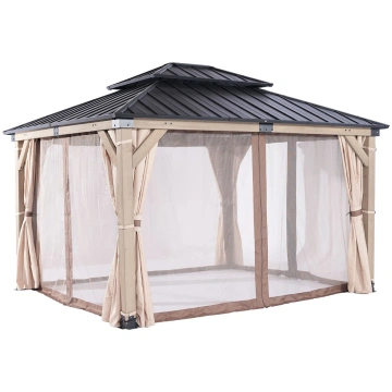 Mosquito nets for gazebo CEDAR 3x4m Home4You