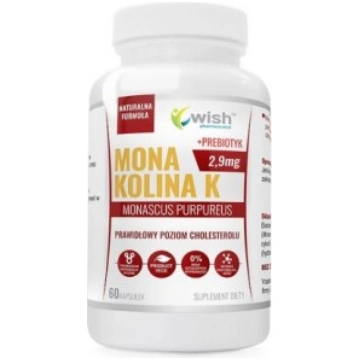 Monacolin K WISH Pharmaceutical 60 caps