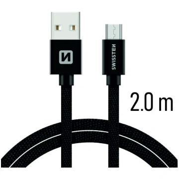 Swissten Textile Quick Charge Universal Micro USB 