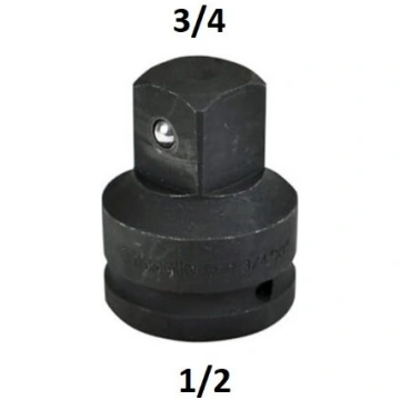 Impact adapter 1/2"(F) - 3/4"(M)
