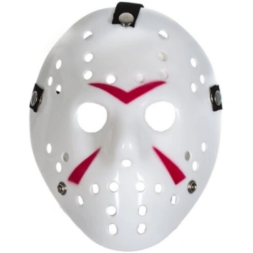 Maska Jason Voorhees Freddy 2, balta