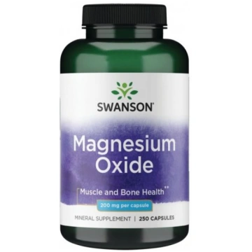SWANSON Magnesium Oxide 200mg Muscle and Bone Heal
